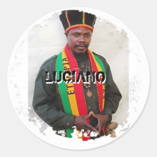 Beunruhigte 2 runde Sticker