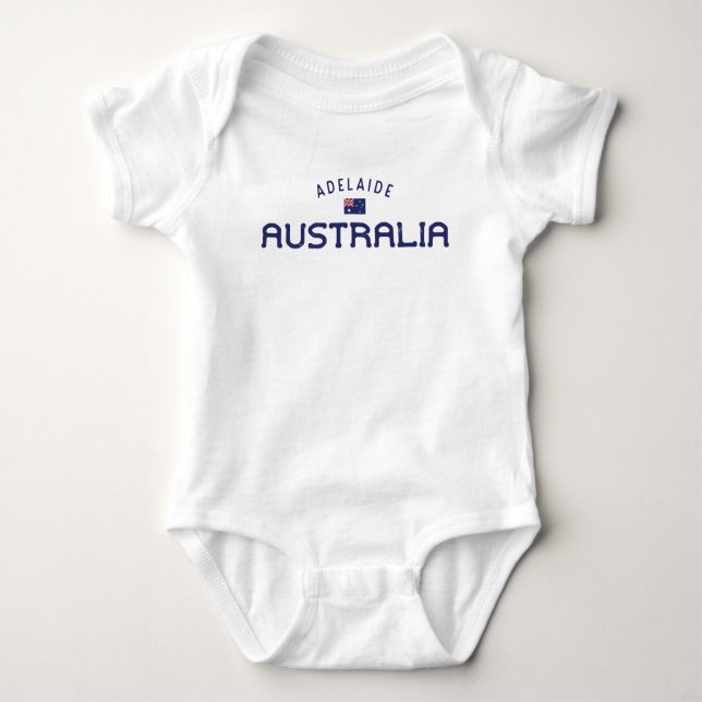 Beunruhigte Adelaide Australien Baby Strampler (Vorderseite)