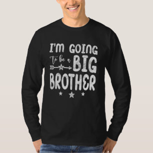 Beunruhigte Baby-Schwangerschaft Bday Big Bro bald T-Shirt