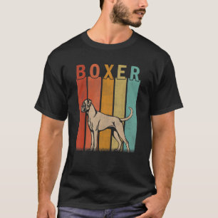 Beunruhigte Boxer Dog Men Frauen Kid Boxer Dog Ret T-Shirt