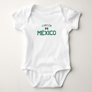 Beunruhigte Cancún México (Cancun Mexiko) Baby Strampler