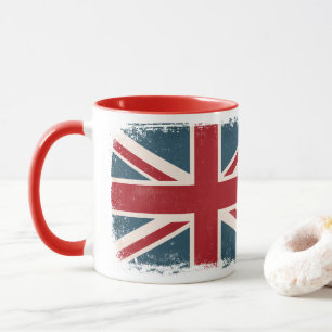 BEUNRUHIGTE GEWERKSCHAFTS-JACK-BRITISCHE TASSE