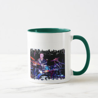 Beunruhigte Grenze 2 versah Wecker-Tasse mit Tasse