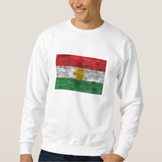 Beunruhigte Kurdistan-Flagge Sweatshirt