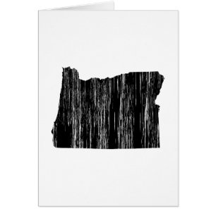 Beunruhigte Oregon-Staats-Kontur