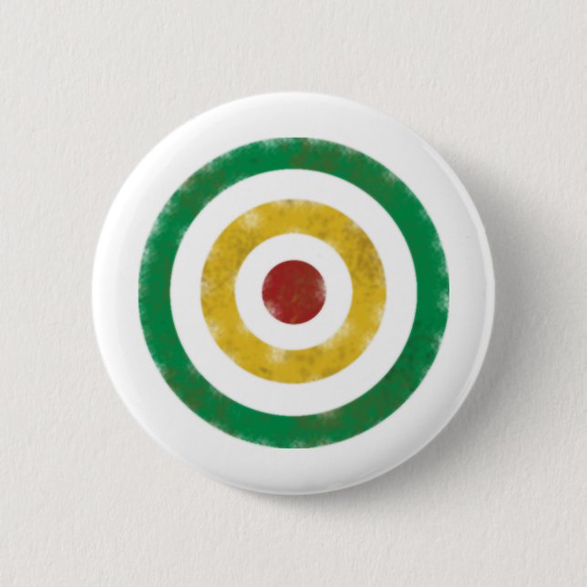 Beunruhigte Rasta Ringe Button (Vorderseite)
