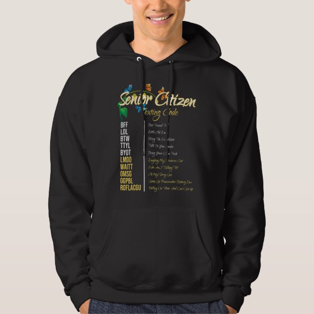 Beunruhigte Senioren Simste Code Opa, aber Hoodie (Vorderseite)