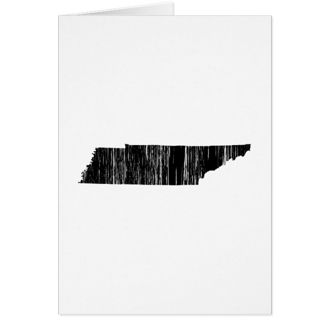 Beunruhigte Tennessee-Staats-Kontur (Vorne)