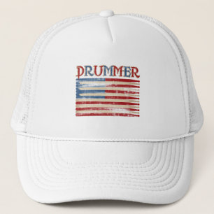 Beunruhigte Trommel-Stock Truckerkappe