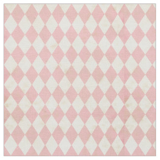 Beunruhigter rosa Rauten-Druck Stoff