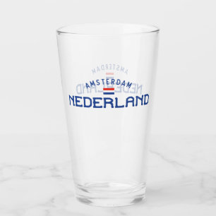 Beunruhigtes Amsterdam Nederland (die Niederlande) Glas