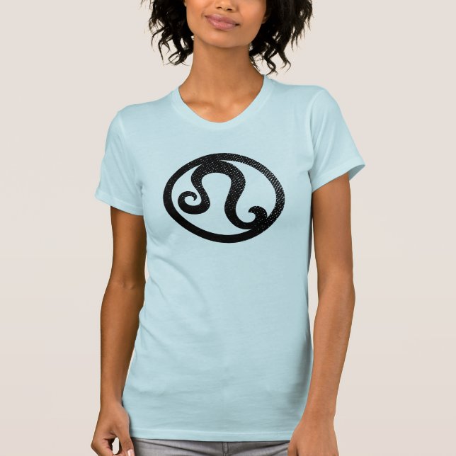 Beunruhigtes astrologisches Symbol Löwen T-Shirt (Vorderseite)