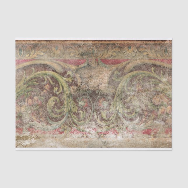 Beunruhigtes Entwurfsplatte Seidenpapier (Vorderseite)