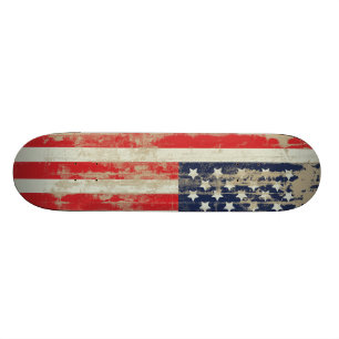 Beunruhigtes Flagge-Skateboard Skateboard