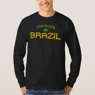 Beunruhigtes Fortaleza Brasilien T-Shirt