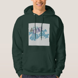Beunruhigtes großes See-Alaska-Sweatshirt oder Hoodie
