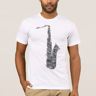 beunruhigtes Saxophon T-Shirt