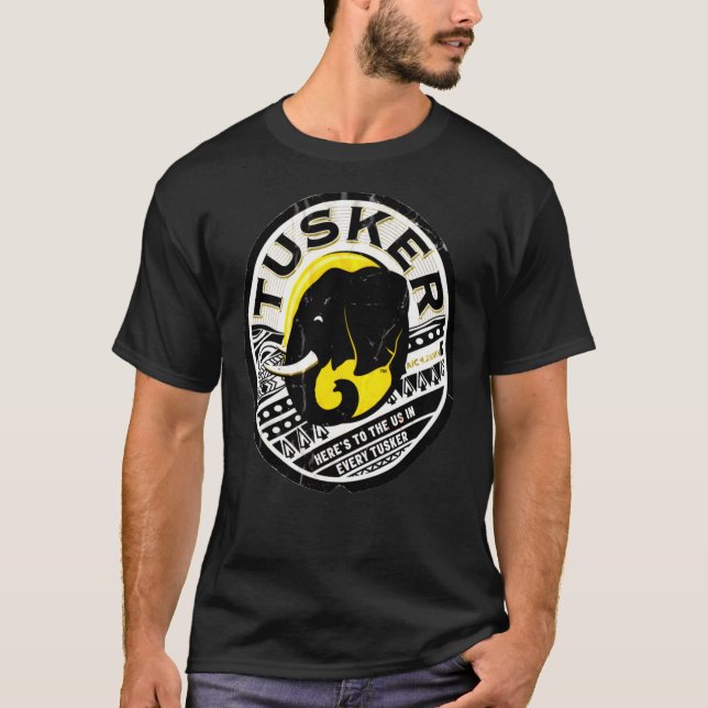 Beunruhigtes Tuskers-Logo 2   T-Shirt (Vorderseite)