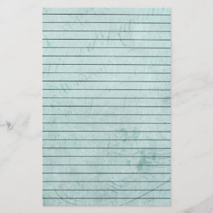 Beunruhigtes Vintages Blau mit Schreiben und Briefpapier