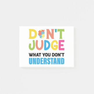 beurteilen, was Sie nicht verstehen Post-it Klebezettel