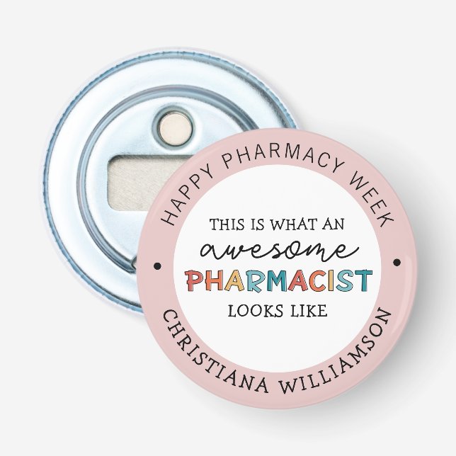 Beurteilung durch den Apotheker Funny Pharmacy Wee Flaschenöffner (Vorderseite)