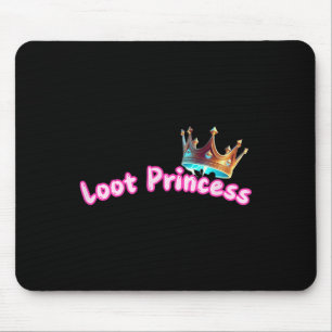 Beute Prinzessin Gamer Mädchen Lustig Cute Bequem  Mousepad