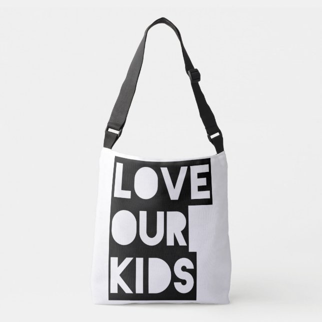 Beutel Adoptiert Tragetaschen Mit Langen Trägern (Vorderseite)