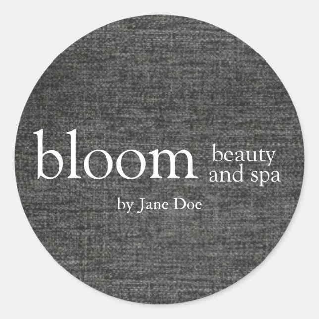 Beutel-Aufkleber 1 Runder Aufkleber (Vorderseite)