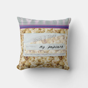 Beutel aus Popcorn Snacks dekorative Kissen