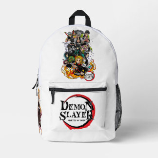 Beutel, DEMON-SLAYER, WEISS Bedruckter Rucksack