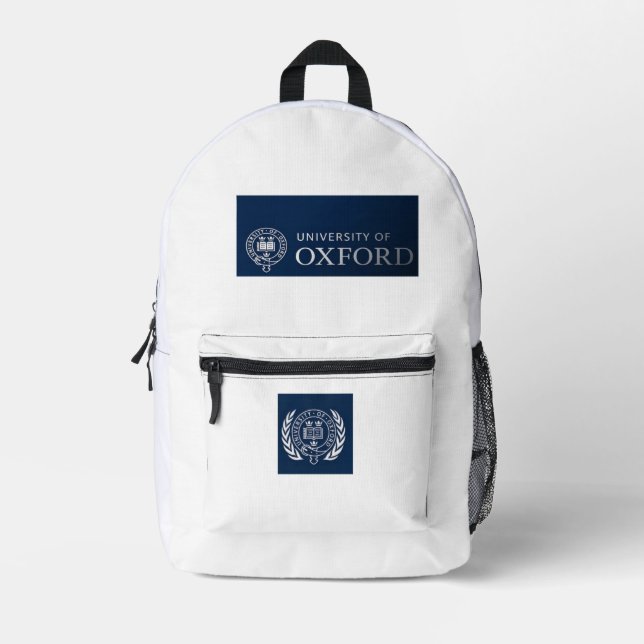 Beutel der Universität Oxford Bedruckter Rucksack (Vorderseite)