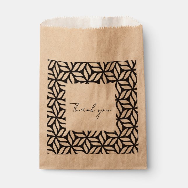 Beutel für geometrische Gestaltung Geschenktütchen (Vorderseite)