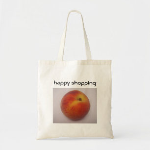 Beutel hübsch mit Text: "Happy Shopping" Tragetasche