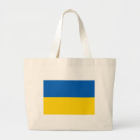 Beutel mit der Flagge der Ukraine