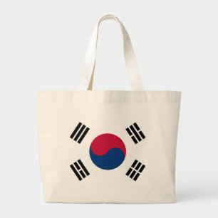 Beutel mit der Flagge Südkoreas Jumbo Stoffbeutel