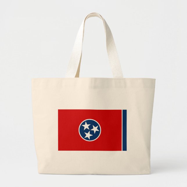 Beutel mit Flagge des Tennessee-Staat - USA Jumbo Stoffbeutel (Vorne)