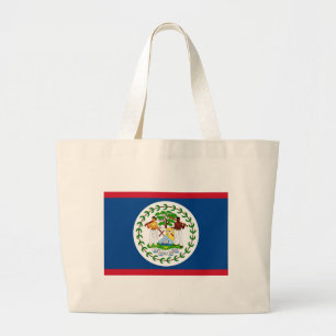 Beutel mit Flagge von Belize Jumbo Stoffbeutel