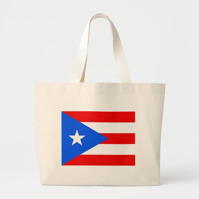 Beutel mit Flagge von Puerto Rico - USA Jumbo Stoffbeutel (Vorne)