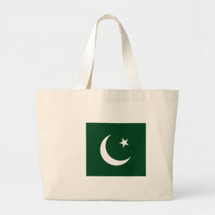 Beutel mit pakistanischer Flagge Jumbo Stoffbeutel
