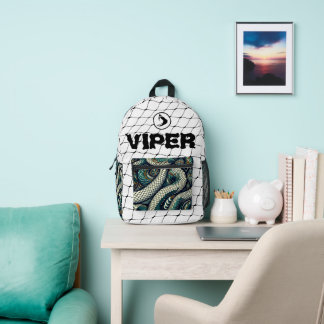Beutel mit Schlangenmuster Bedruckter Rucksack