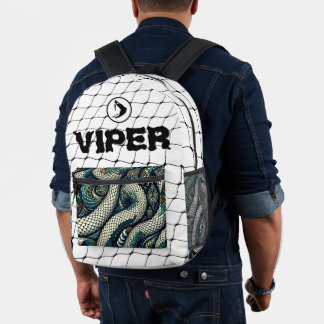 Beutel mit Schlangenmuster Bedruckter Rucksack