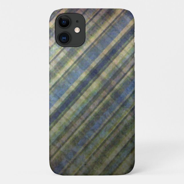 Beutel und Lavendelstreifen Case-Mate iPhone Hülle (Rückseite)