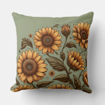 Beutel und Sonnenblumen