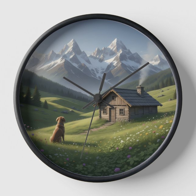 beutiful clock for people who loves nature uhr (Vorderseite)