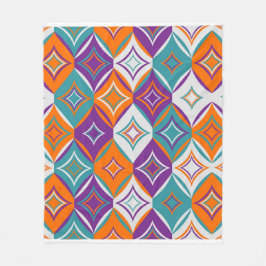 Beutiful geometric pattern design  fleecedecke