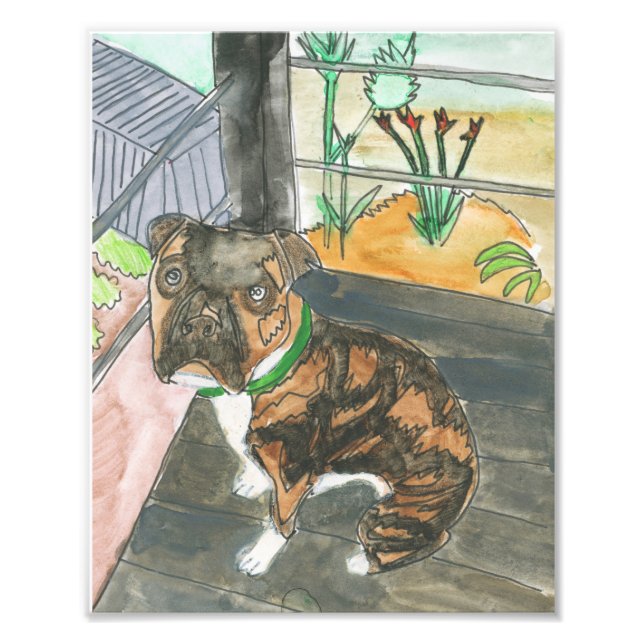 Bev the Pup Print Fotodruck (Vorne)