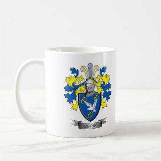 Bevan Familienwappen-Wappen Kaffeetasse