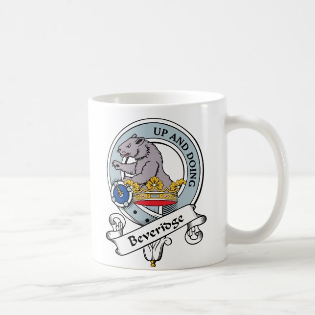 Beveridge Clan-Abzeichen Kaffeetasse (Rechts)