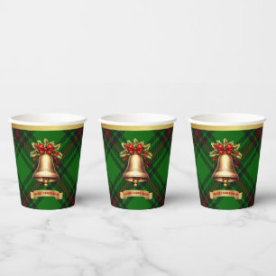 Beveridge Personalisiert Tartan Christmas Pappbecher