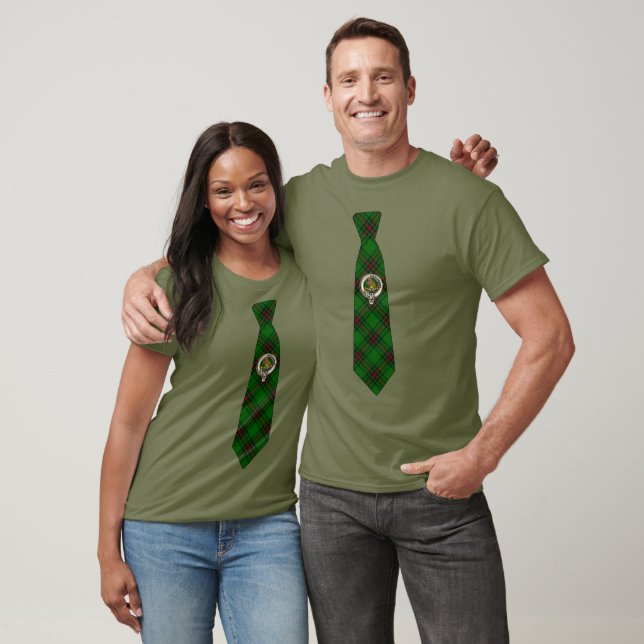 Beveridge Scottish Abzeichen & Tartan Krawatte T-Shirt (Unisex)